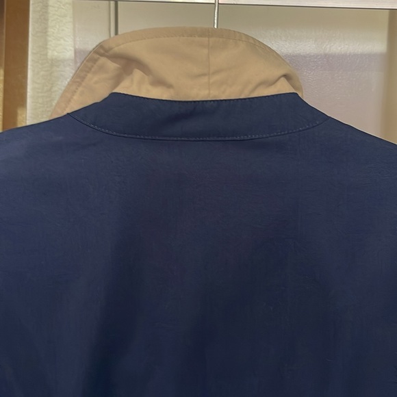 Polo Ralph Lauren Navy Harrington Plaid Lined Full Zip Jacket in Size L - Picture 11 of 15